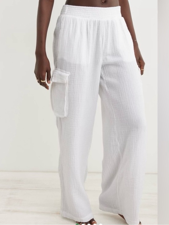 aerie Pants - Aerie Gauzy High Waisted Cargo Pant